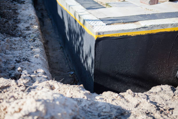 Residential Wet Basement Repair installation at a Scottville, MI home by SJ Waterproofing Pros